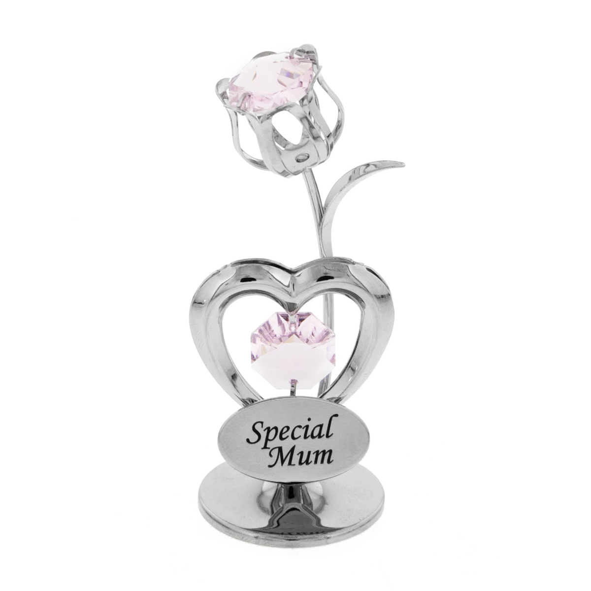 Crystocraft Celebration Heart & Tulip - "Special Mum"