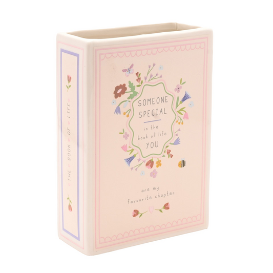 Love Life Book Vase 15cm - Someone Special
