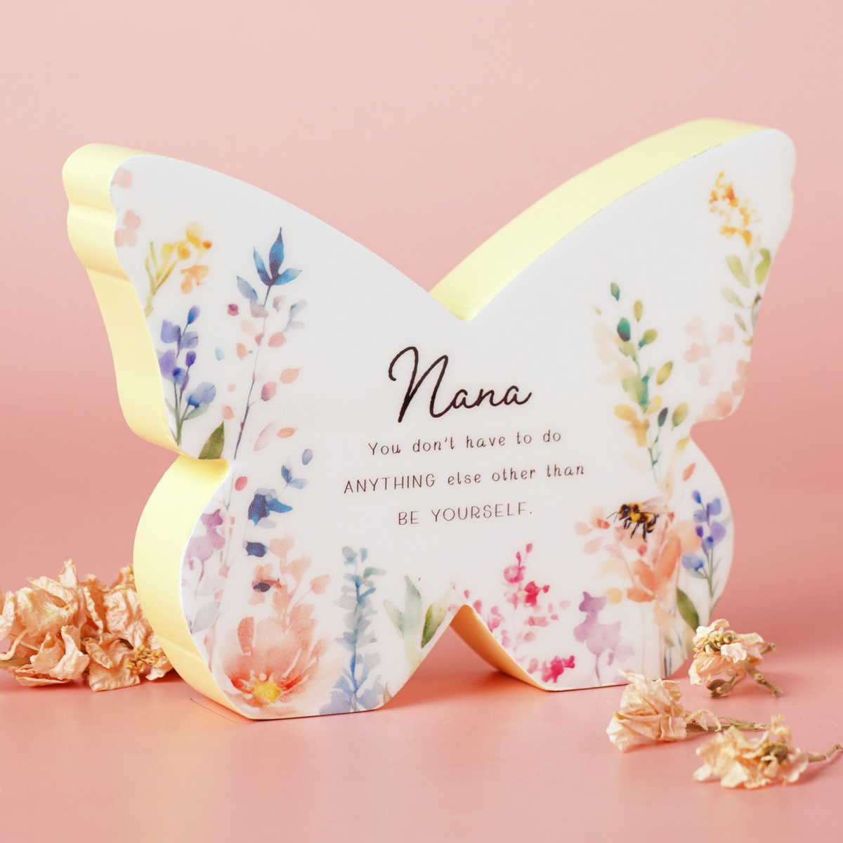 The Cottage Garden Floral Mantel Butterfly - Nana