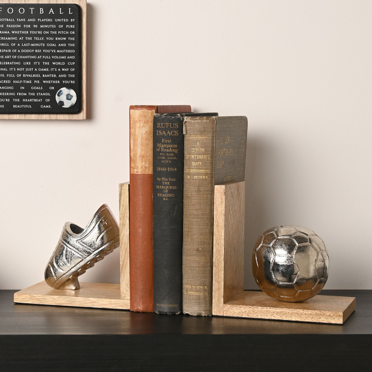 Hobbies By Harvey Bookends - Football