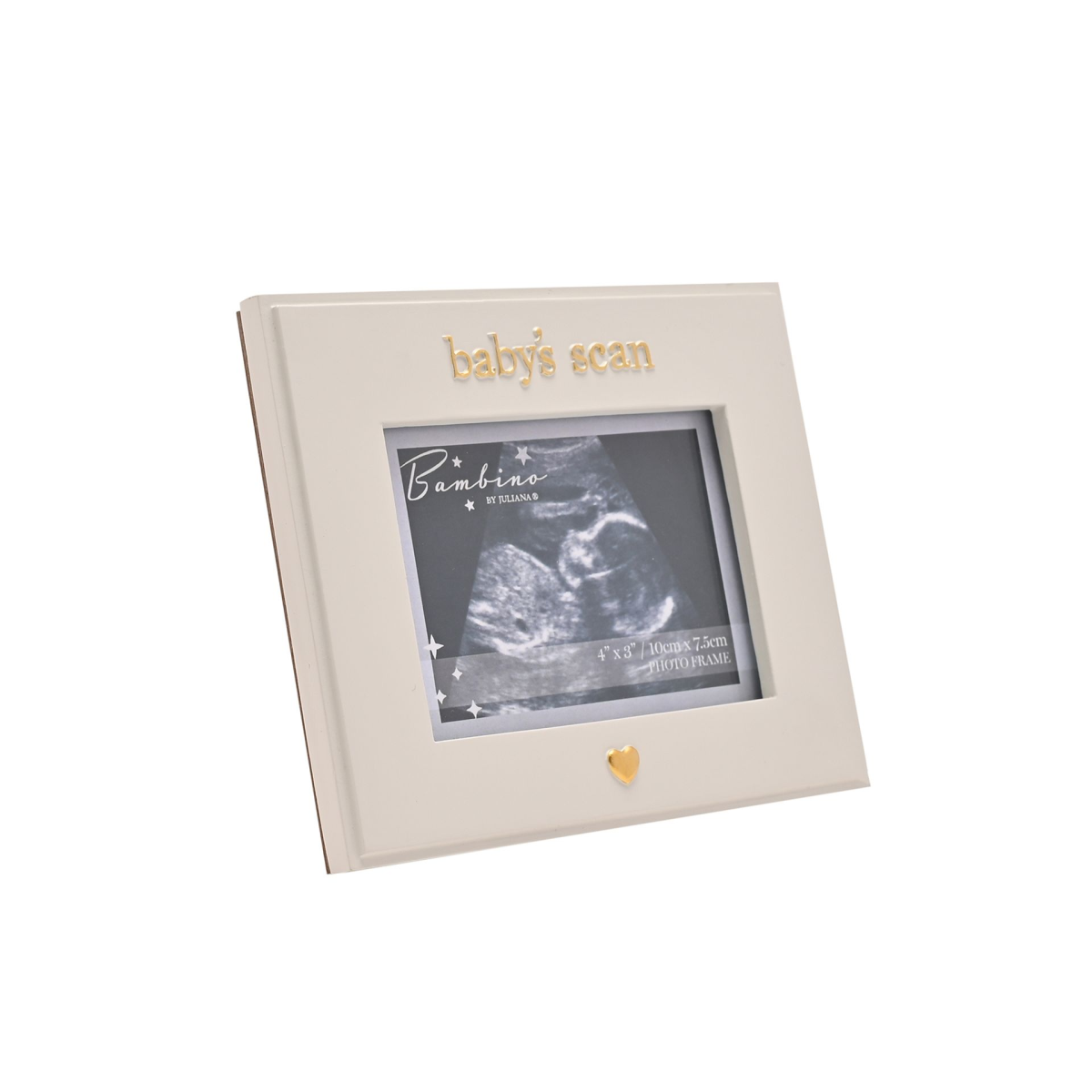 Bambino Baby Scan Resin Photo Frame - Little Heart 4" x 3"