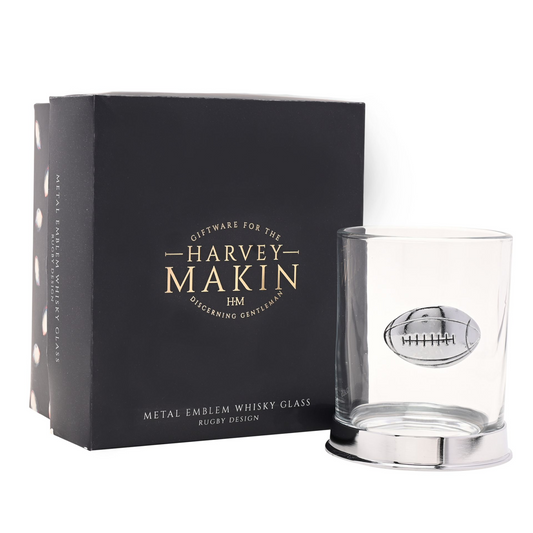 Harvey Makin Whisky Glass - Rugby