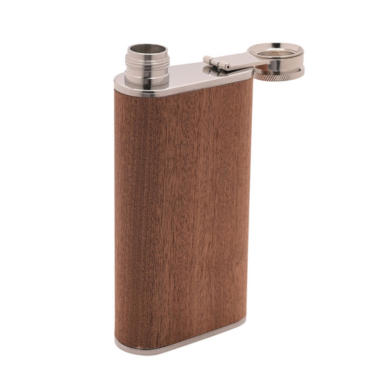 Harvey Makin Hip Flask - 9oz Brown