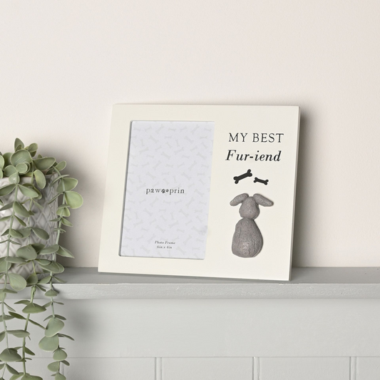 Best of Breed Pebble Style Photo Frame - "My Best Furiend"