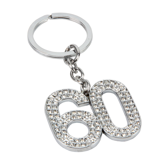 Milestones Crystal Keyring - 60