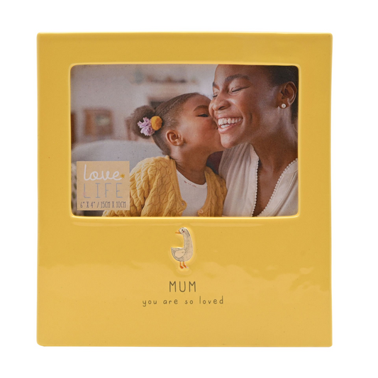 Love Life Photo Frame 4" x 6" - Mum