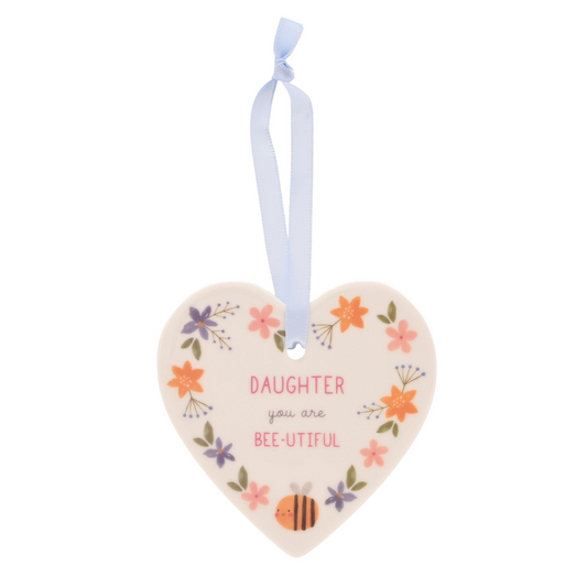 Love Life Ceramic Heart - Daughter