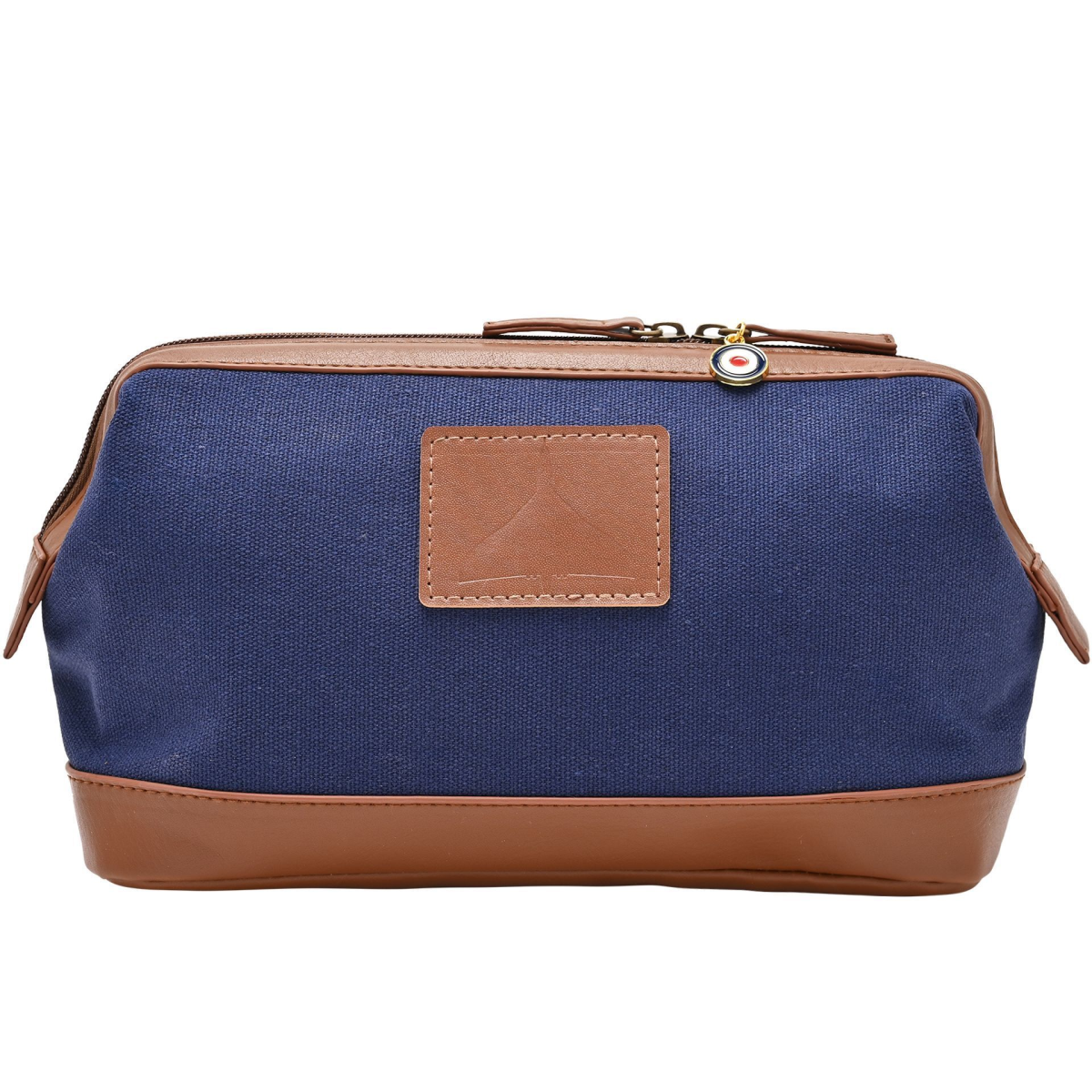 RAF Canvas & Faux Leather Washbag - Vulcan