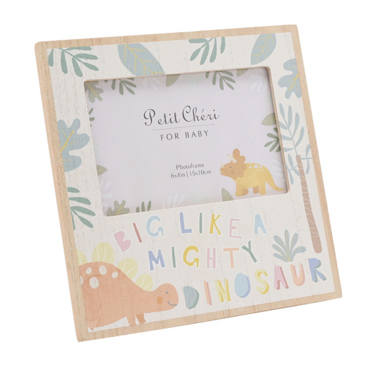 Petit Cheri Dinosaur Frame 6" x 4" - "Mighty Dinosaur"