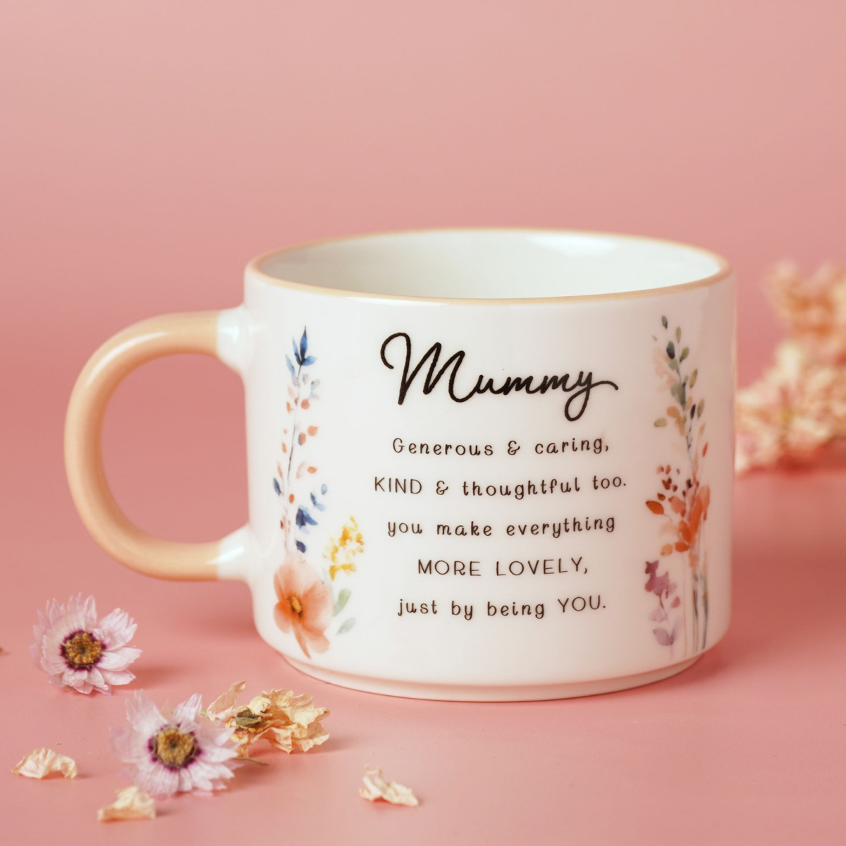The Cottage Garden Peach Mug - Mummy