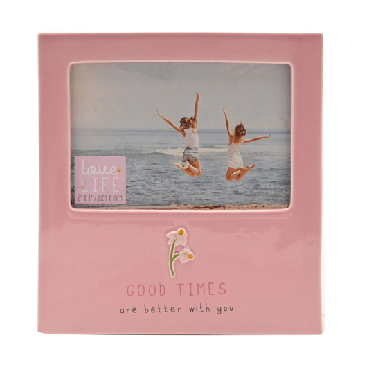 Love Life Photo Frame 4" x 6" - Good Times