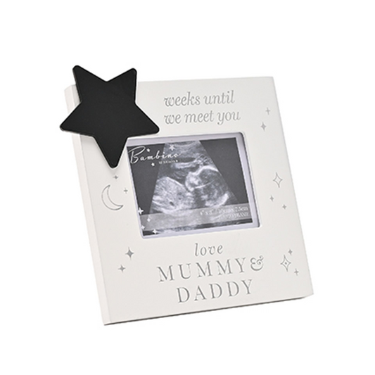 Bambino Countdown Scan Frame - Mummy & Daddy