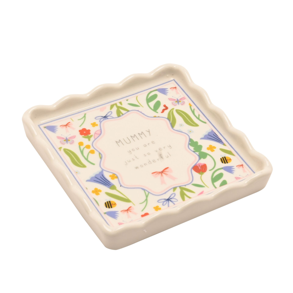 Love Life Scallop Trinket Tray - Mummy