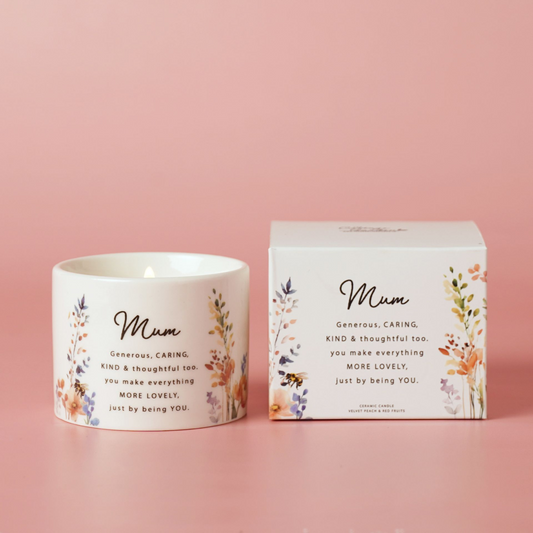 The Cottage Garden Ceramic Candle 100g - Mum