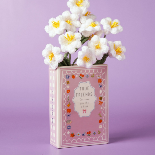 Love Life Book Vase 15cm - Friends