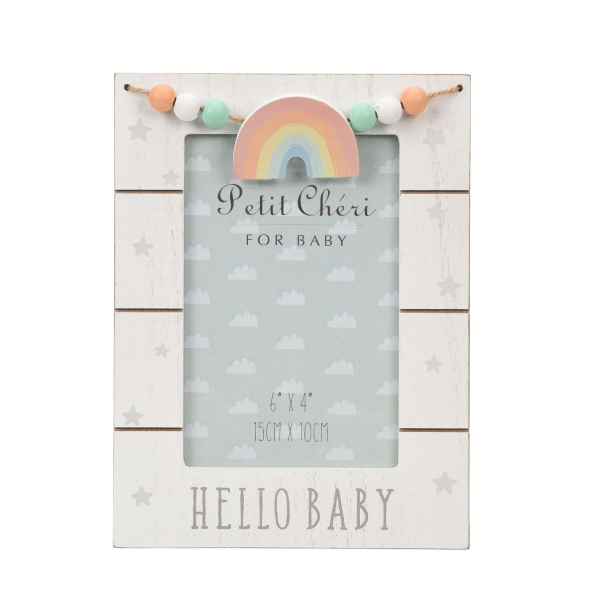 Petit Cheri Photo Frame "Hello Baby" 4" x 6"