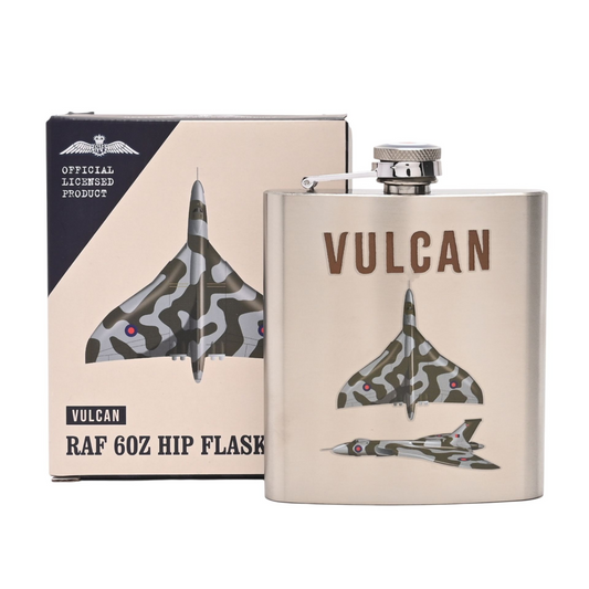 RAF 6oz Hip Flask - Vulcan