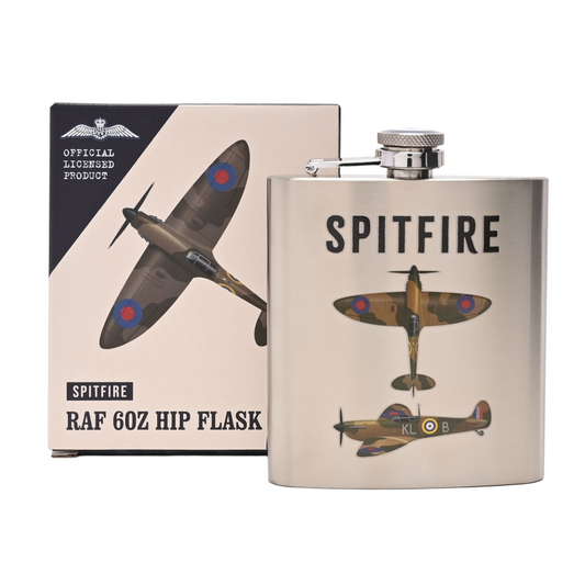 RAF 6oz Hip Flask - Spitire