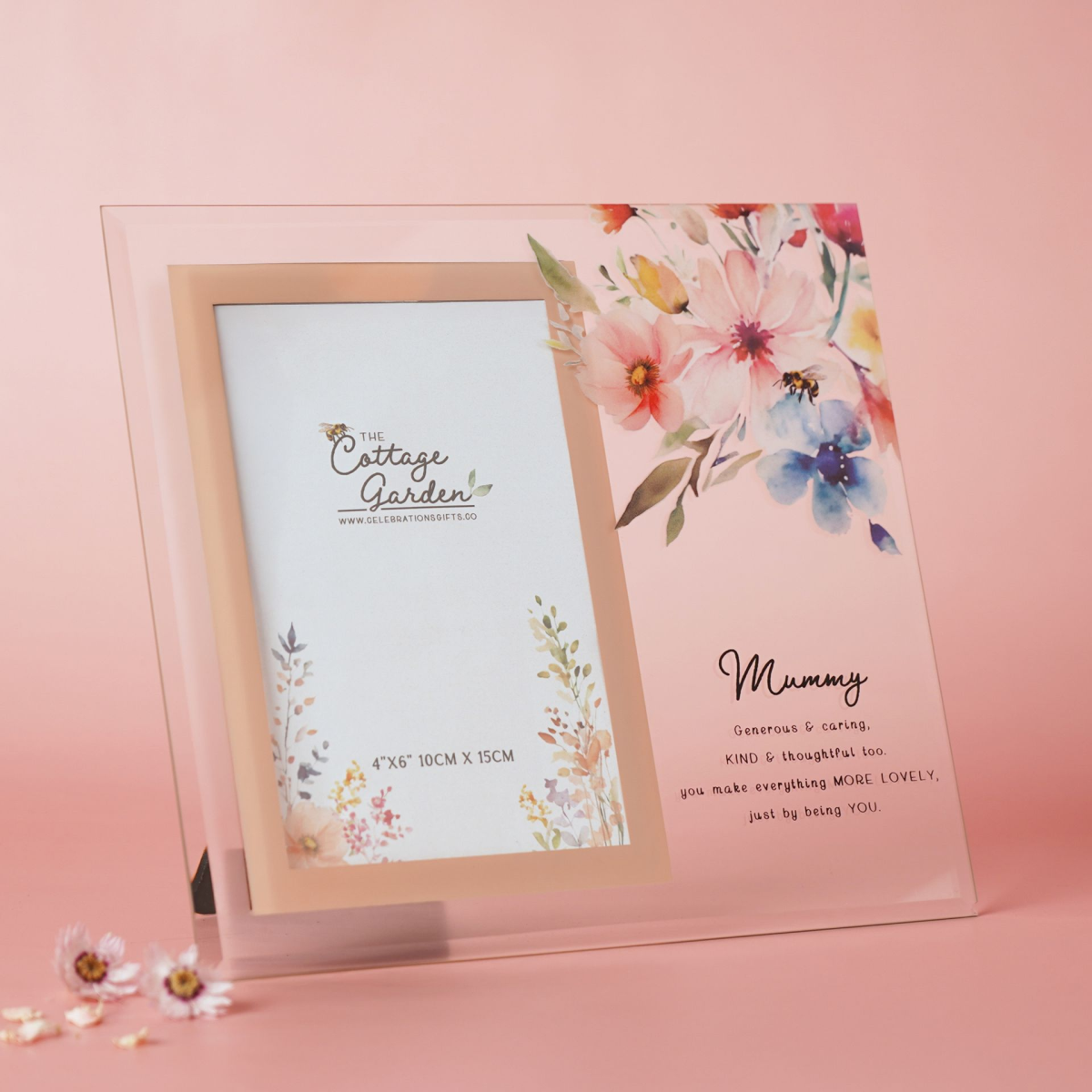 The Cottage Garden Glass Photo Frame - Mummy