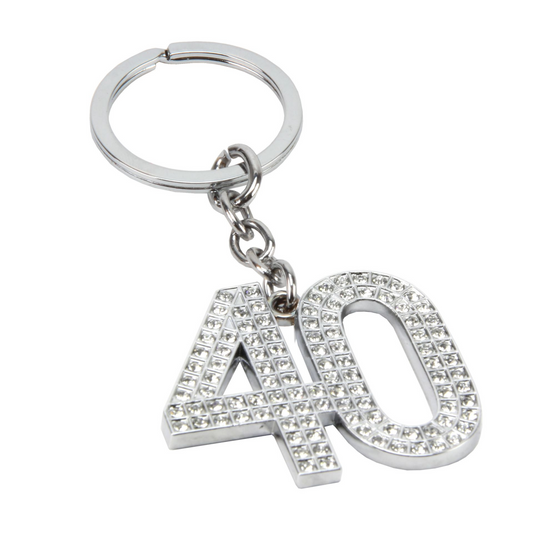 Milestones Crystal Keyring - 40