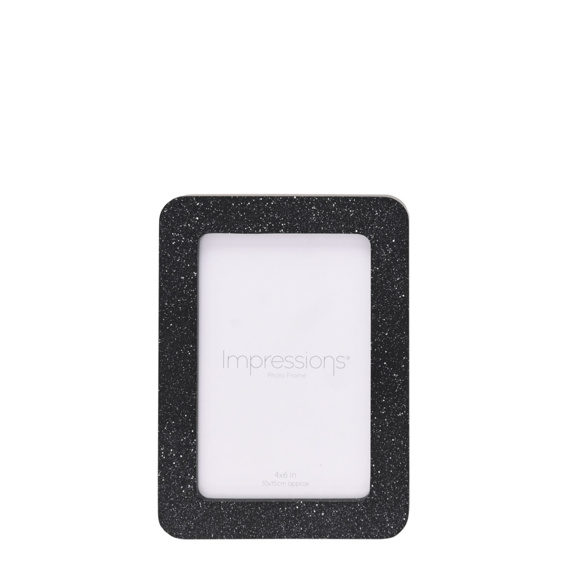 Impressions Wooden Photo Frame 4" x 6" - Black