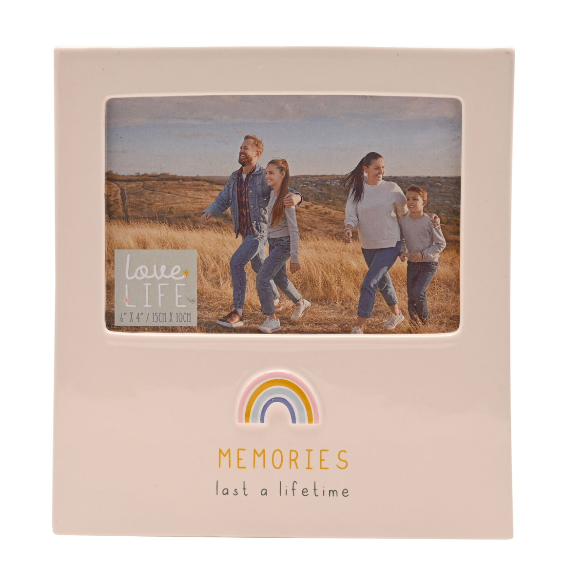 Love Life Photo Frame 4" x 6" - Memories