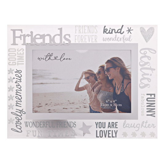 With Love Glass Frame With 3D - Friends