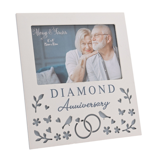 Always & Forever Photo Frame 6 x 4ins - Diamond Anniversary