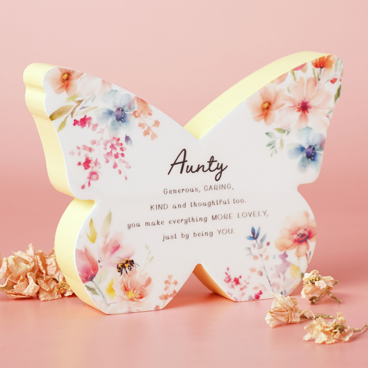 The Cottage Garden Floral Mantel Butterfly - Aunty