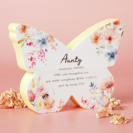 The Cottage Garden Floral Mantel Butterfly - Aunty