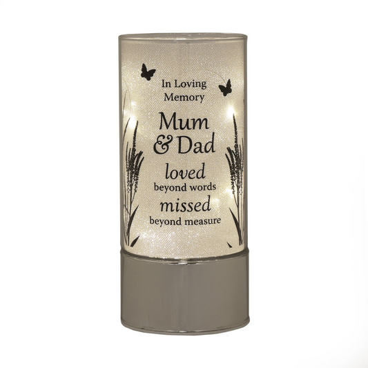 Thoughts of You Tube Light - Mum & Dad