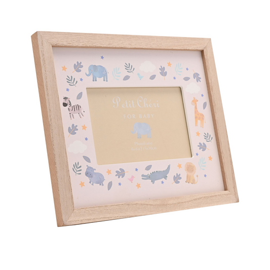 Petit Cheri Animal Border Frame 6" x 4"