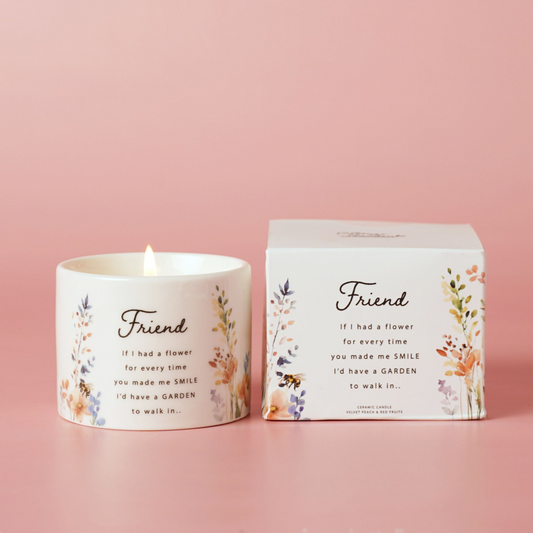 The Cottage Garden Ceramic Candle 100g - Friend