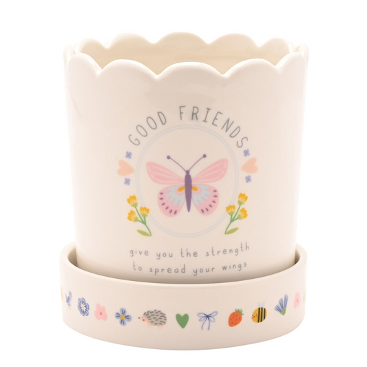 Love Life Plant Pot - Friends