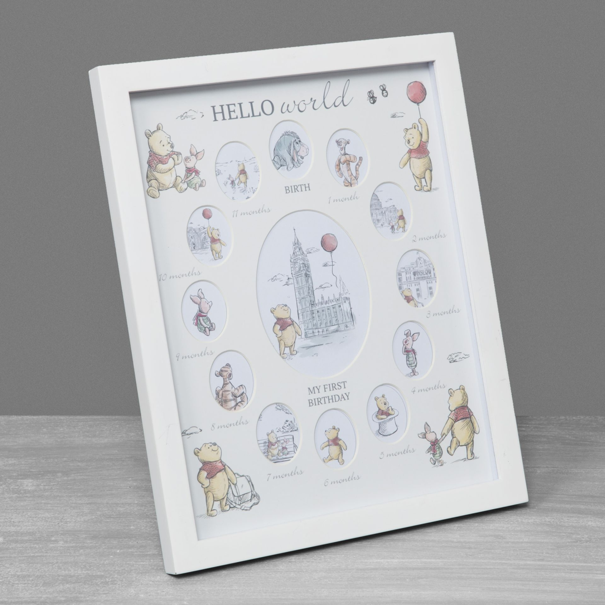 Disney Christopher Robin First Year Multi Aperture Frame