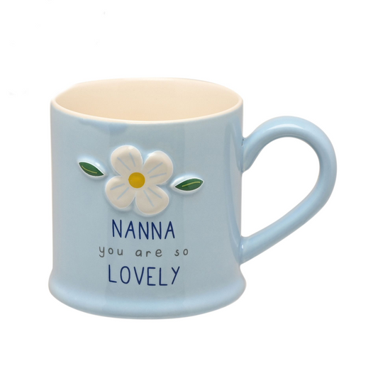 Love Life Embossed Mug - Nanna