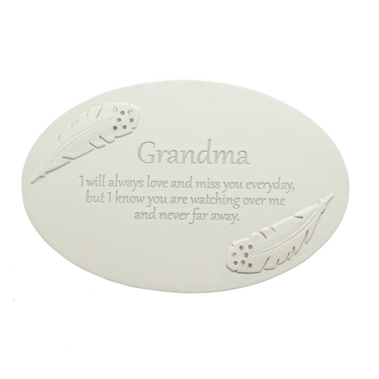 Thoughts of You Resin Memorial Plaque - Grandma