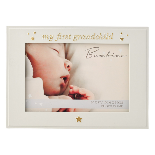 Bambino 'My First Grandchild' Photo Frame 6" x 4"