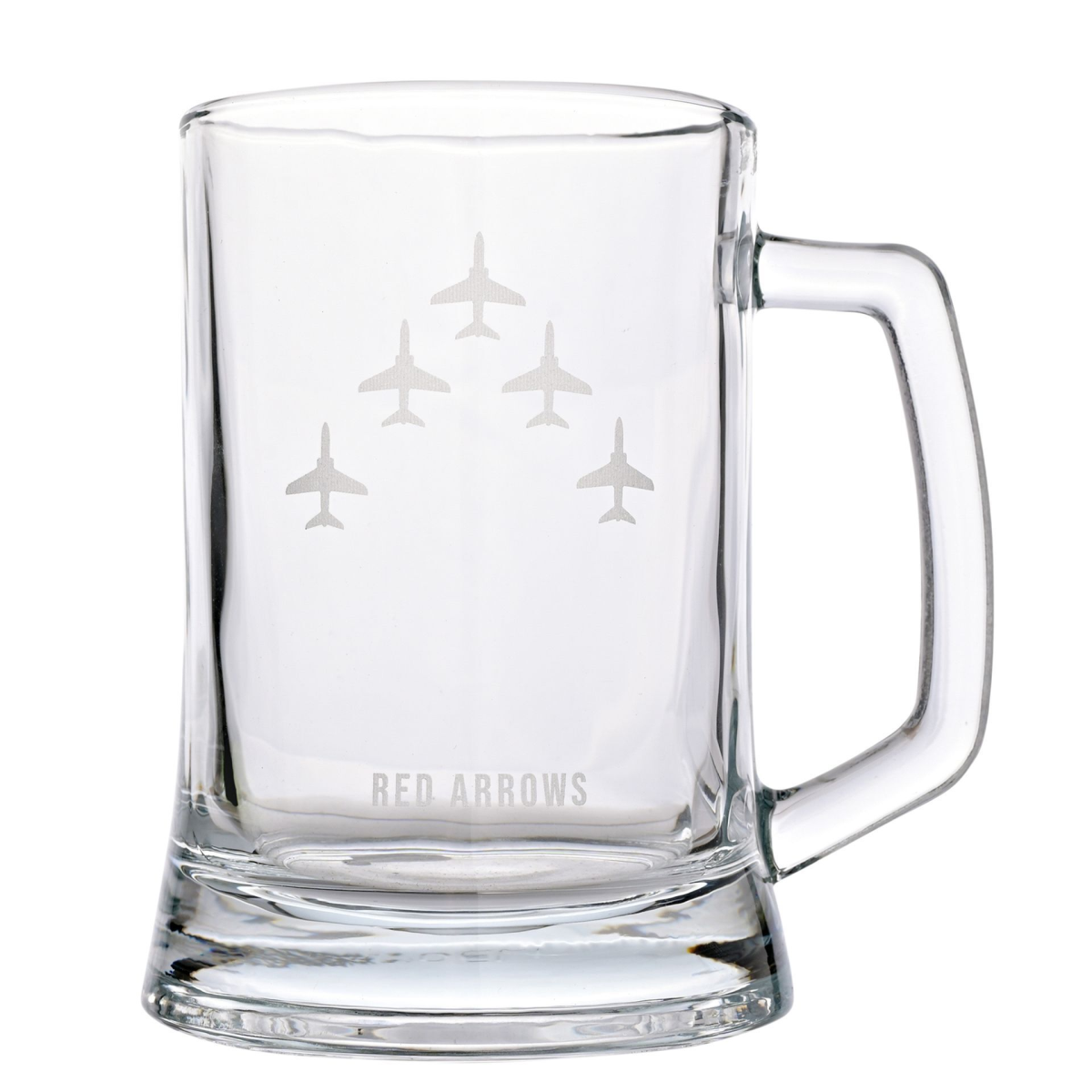 RAF Etched Glass Tankard - Red Arrows