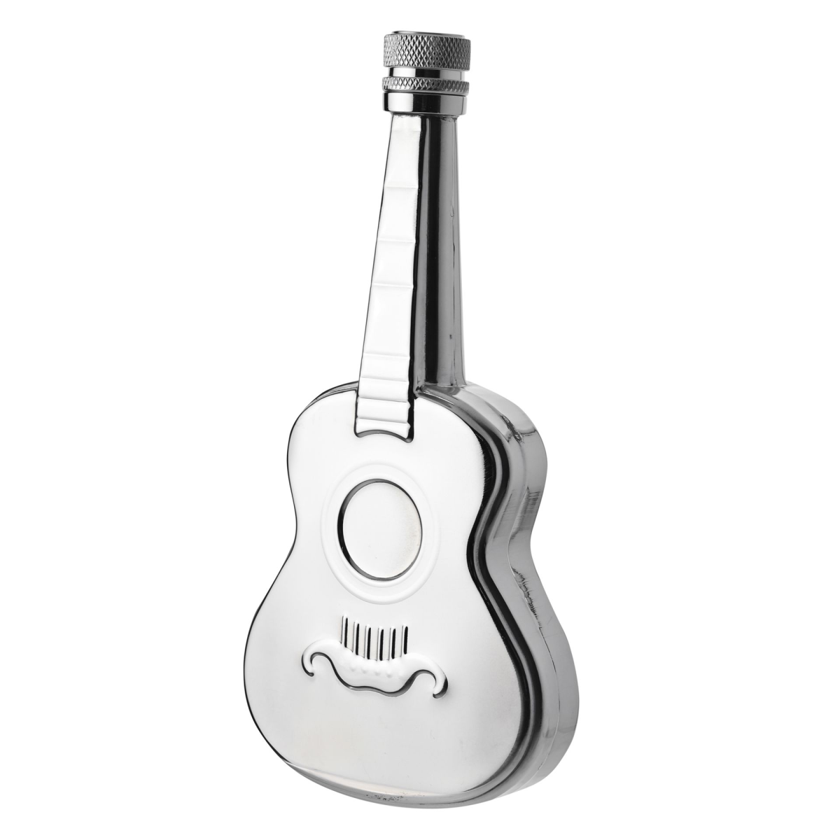 Harvey Makin Classic Hip Flask 5oz Mirror Polished - Guitar
