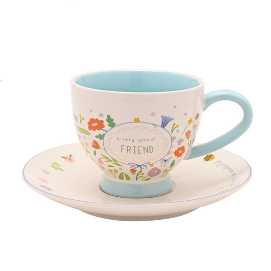 Love Life Cup & Saucer - Friends