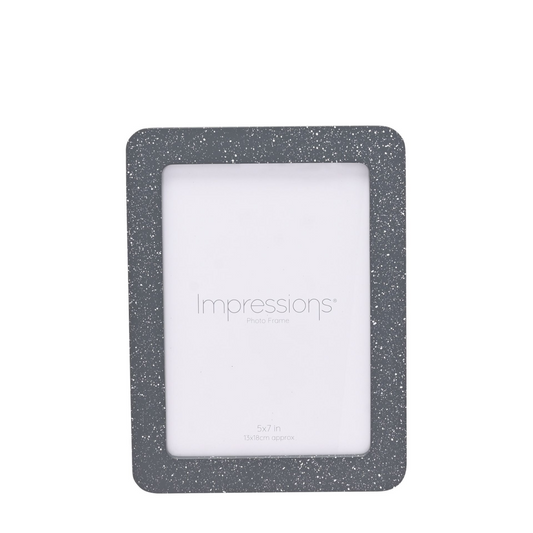 Impressions Wooden Photo Frame 5" x 7" - Cool Grey