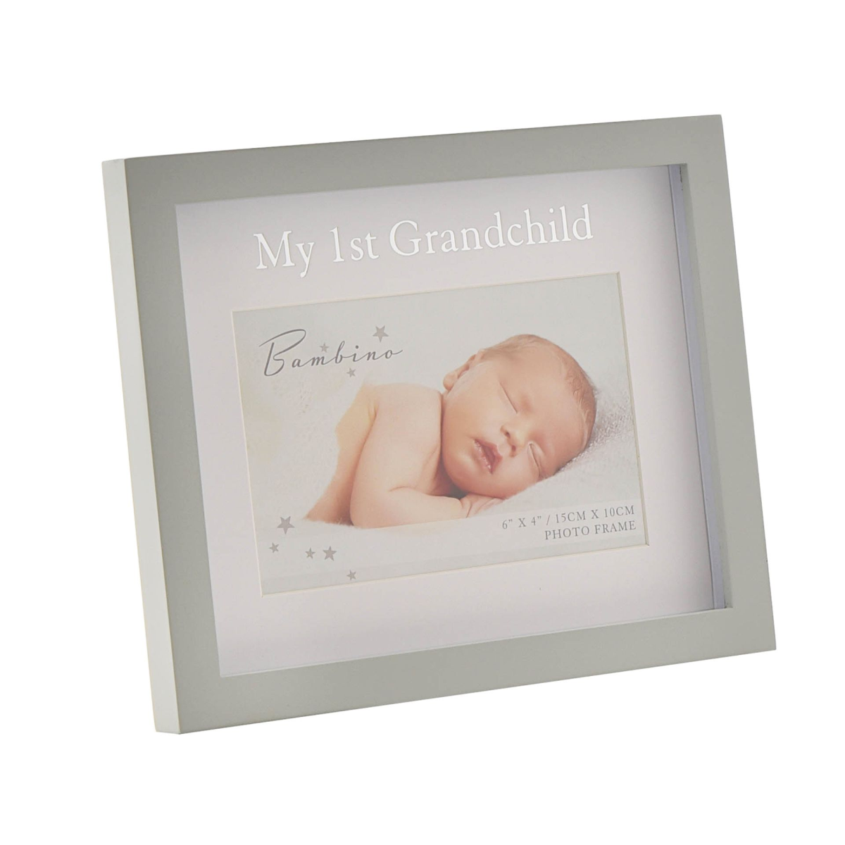 Bambino My First Grandchild Frame 6" x 4" in Lidded Gift Box