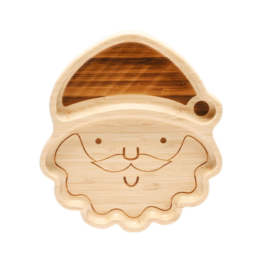 Bambino Bamboo Plate - Santa