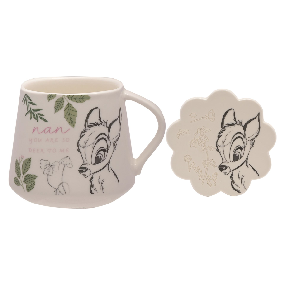 Disney Forest Friends Bambi Mug & Coaster Set 'Nan'