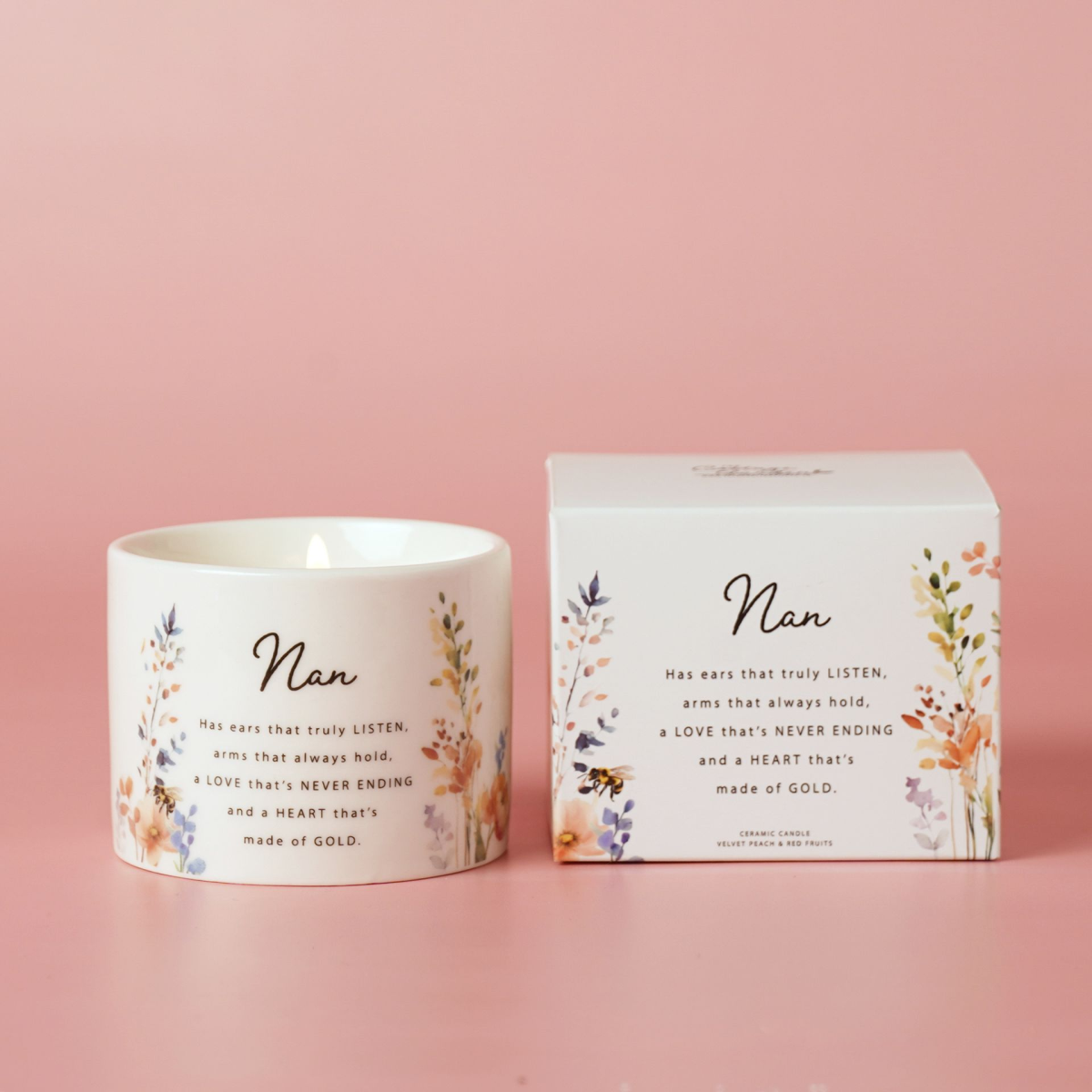 The Cottage Garden Ceramic Candle 100g - Nan