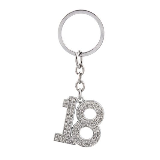 Milestones Crystal Keyring - 18