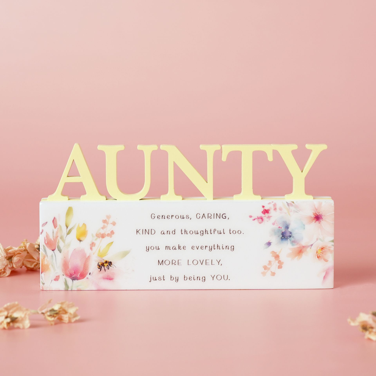 The Cottage Garden Floral Word - Aunty