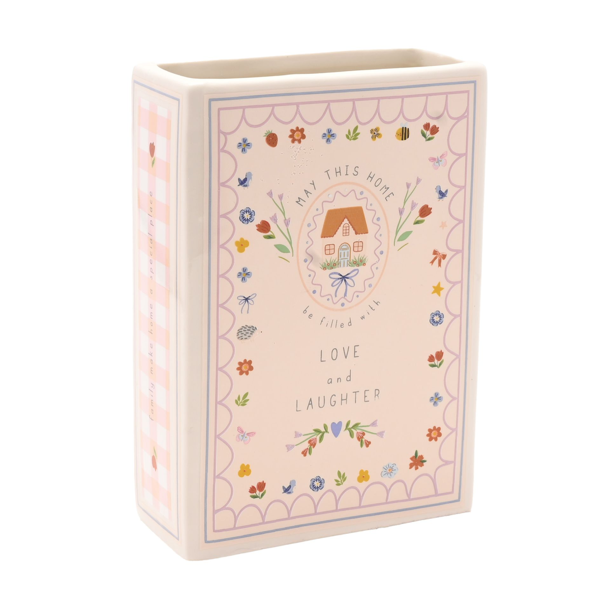 Love Life Book Vase 15cm - Home