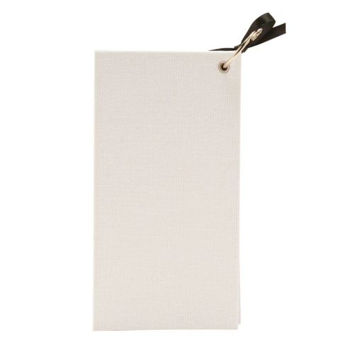 Amore Single Ring Bound Linen Guest Book